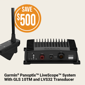 Garmin Panoptix LiveScope System With GLS 10TM and LVS32 Transducer