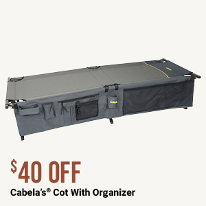 Cabelas Cot With Organizer
