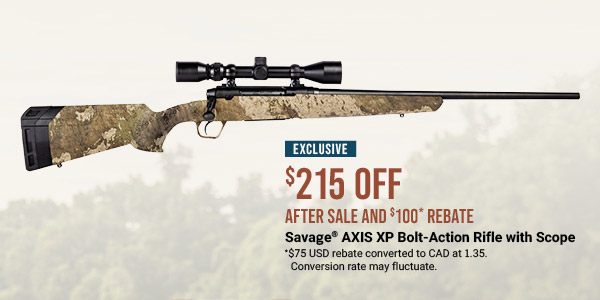 Savage AXIS XP Bolt-Action Rifle with Scope