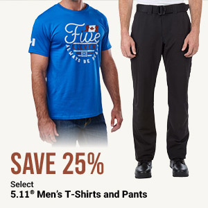 Select 5.11 Mens T-Shirts and Pants