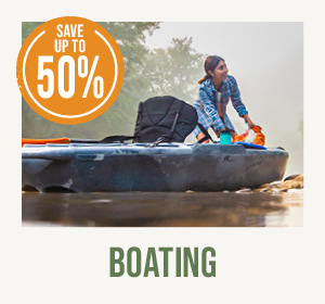 SAVE UP TO 50 PERCENT ON BOATING