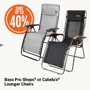 Bass Pro Shops or Cabelas Lounger Chairs